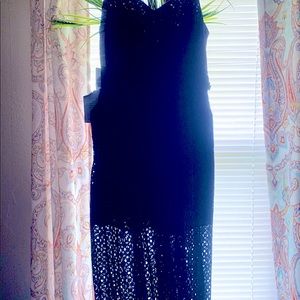 Ali & Jay Belissimo Lace Fit & Flare Midi Dress